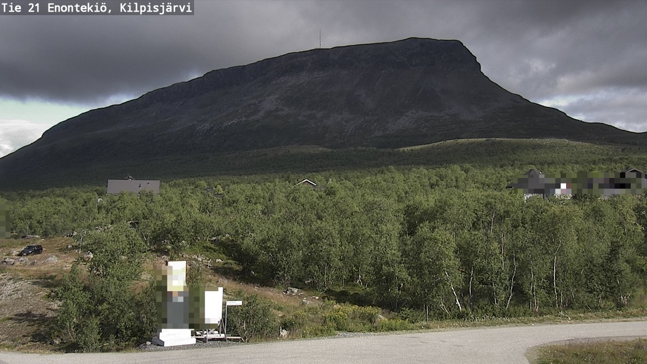 Weather Camera Image Road 21 Enontekiö, Kilpisjärvi, Enontekiö, Lappi