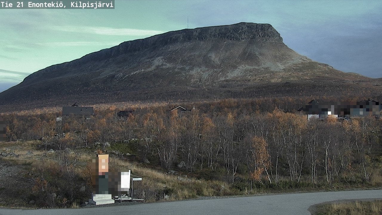 Weather Camera Image Road 21 Enontekiö, Kilpisjärvi, Enontekiö, Lappi