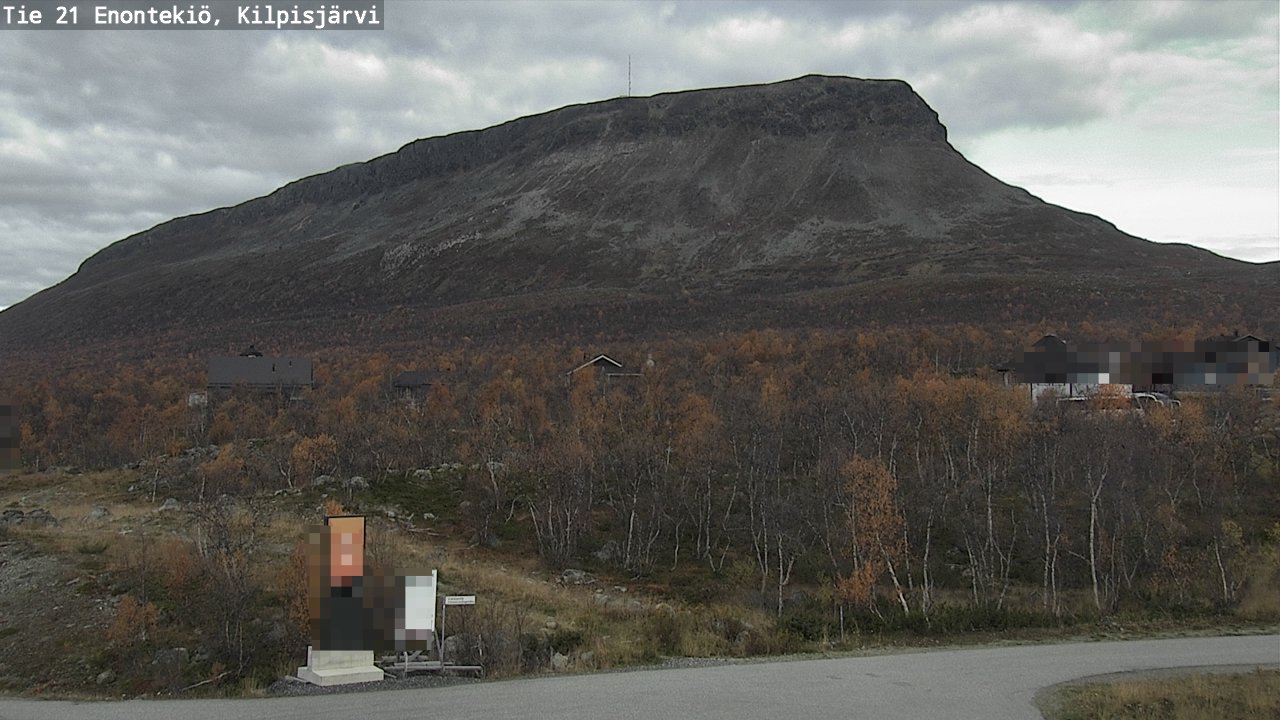 Weather Camera Image Road 21 Enontekiö, Kilpisjärvi, Enontekiö, Lappi