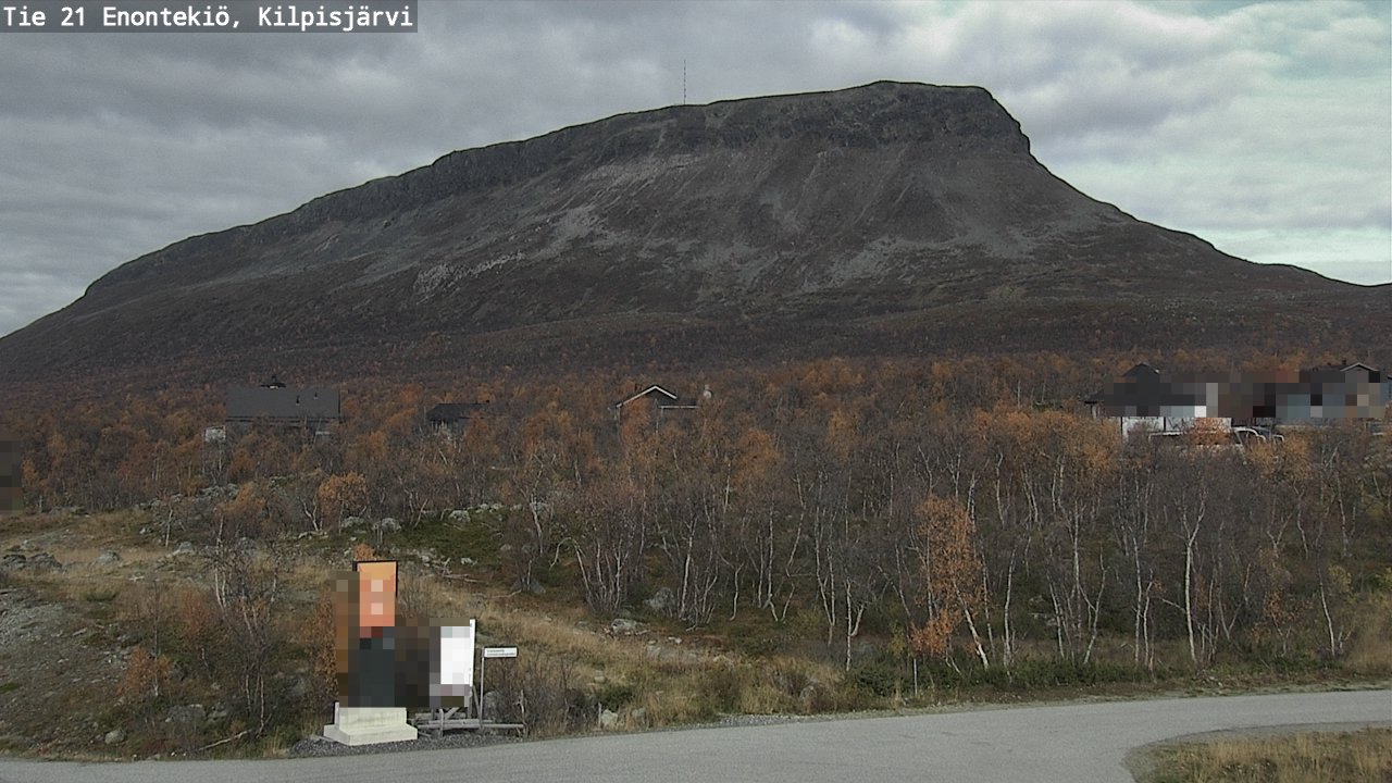 Weather Camera Image Road 21 Enontekiö, Kilpisjärvi, Enontekiö, Lappi