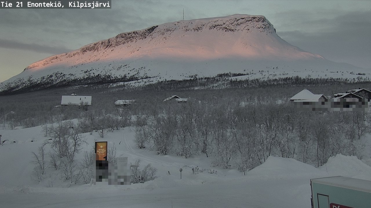 Kelikamerat Kuva Tie 21 Enontekiö, Kilpisjärvi, Enontekiö, Lappi