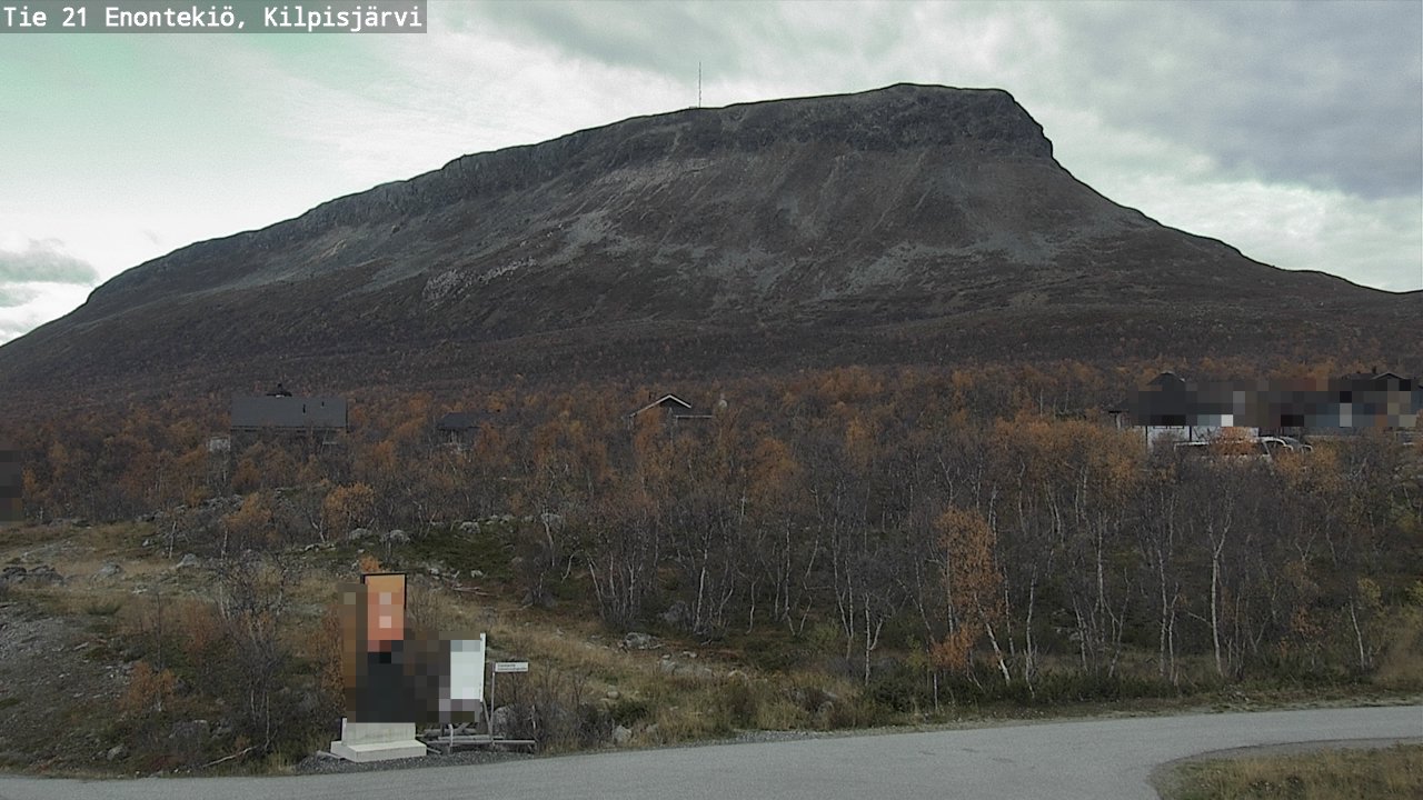Weather Camera Image Road 21 Enontekiö, Kilpisjärvi, Enontekiö, Lappi