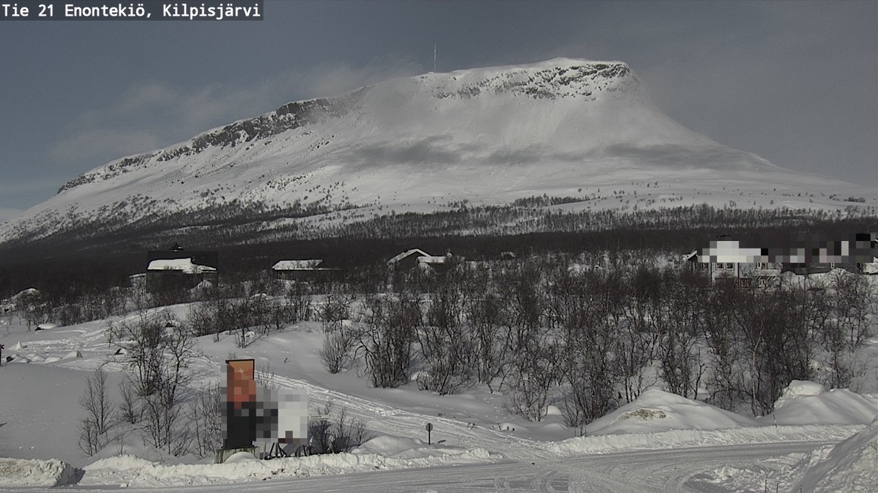 Weather Camera Image Road 21 Enontekiö, Kilpisjärvi, Enontekiö, Lappi