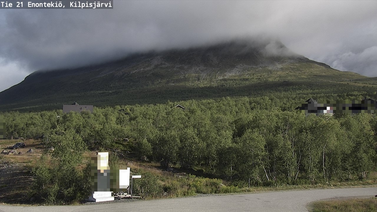 Weather Camera Image Road 21 Enontekiö, Kilpisjärvi, Enontekiö, Lappi
