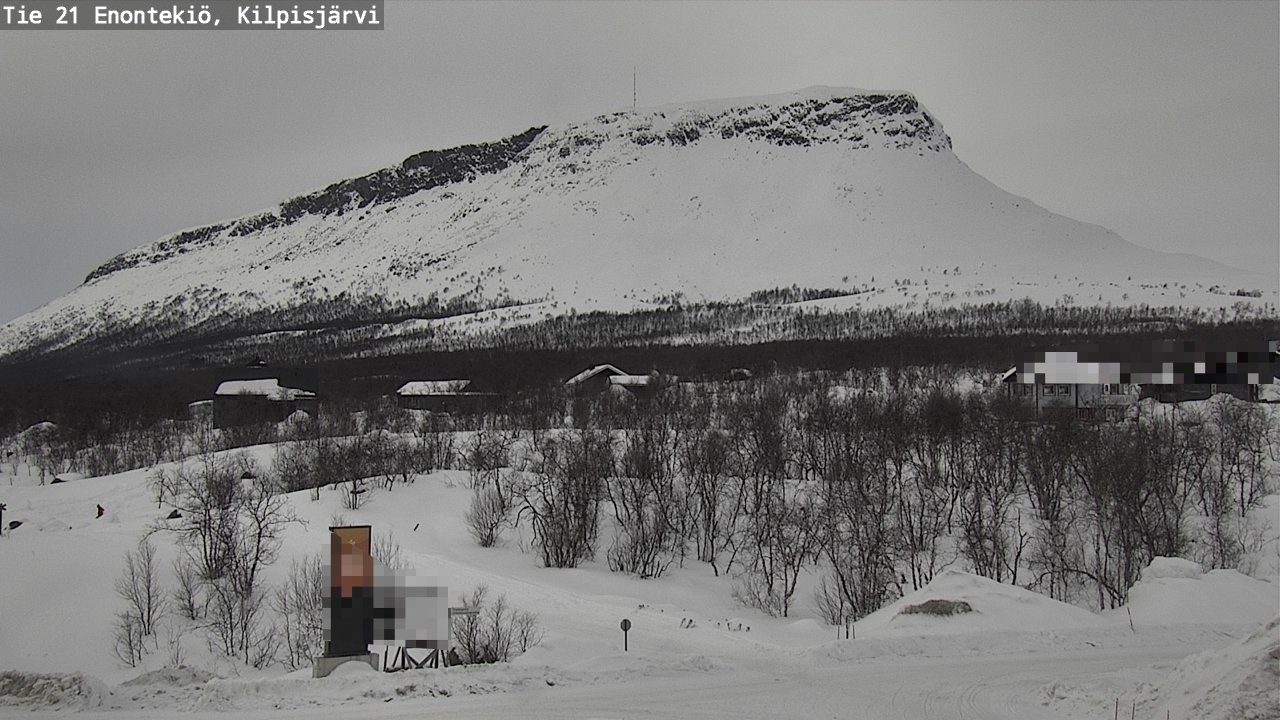 Weather Camera Image Väg 21 Enontekis, Kilpisjärv, Enontekiö, Lappi