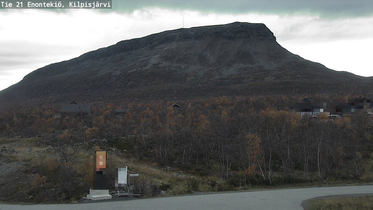Weather Camera Image Road 21 Enontekiö, Kilpisjärvi, Enontekiö, Lappi