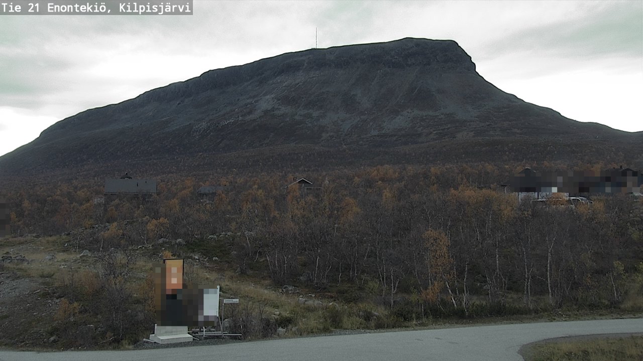 Weather Camera Image Road 21 Enontekiö, Kilpisjärvi, Enontekiö, Lappi