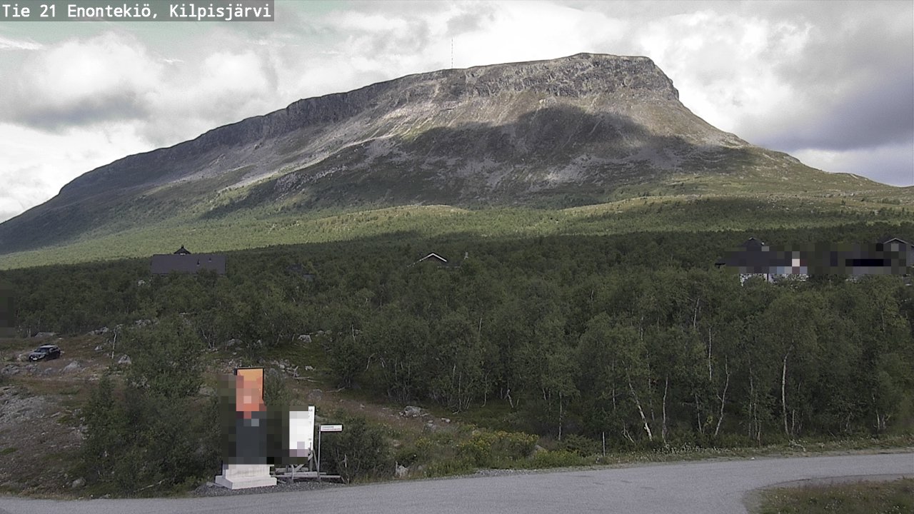 Weather Camera Image Road 21 Enontekiö, Kilpisjärvi, Enontekiö, Lappi