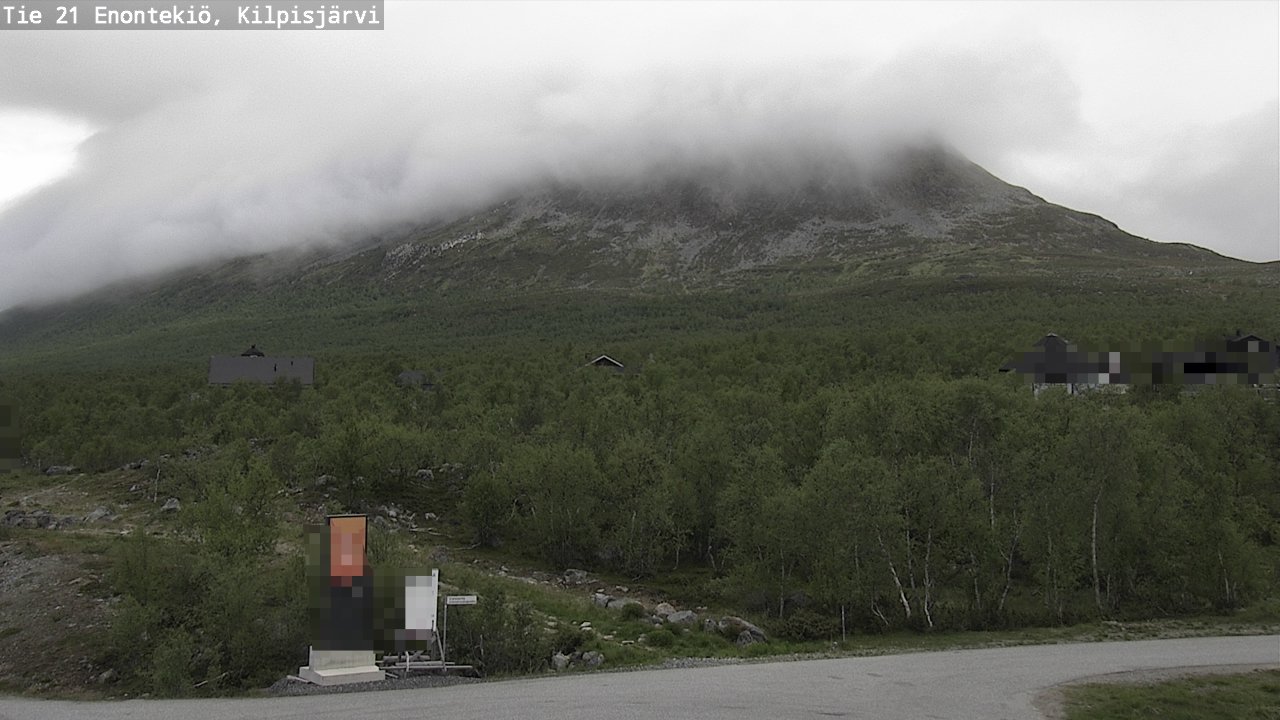 Weather Camera Image Road 21 Enontekiö, Kilpisjärvi, Enontekiö, Lappi