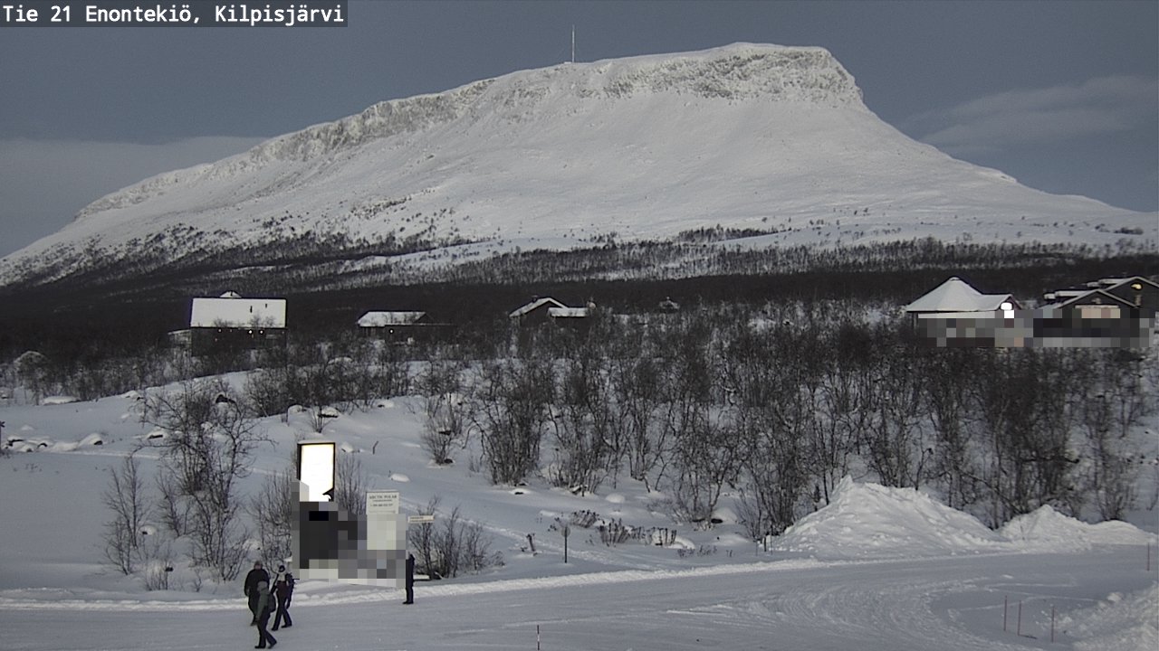 Weather Camera Image Väg 21 Enontekis, Kilpisjärv, Enontekiö, Lappi