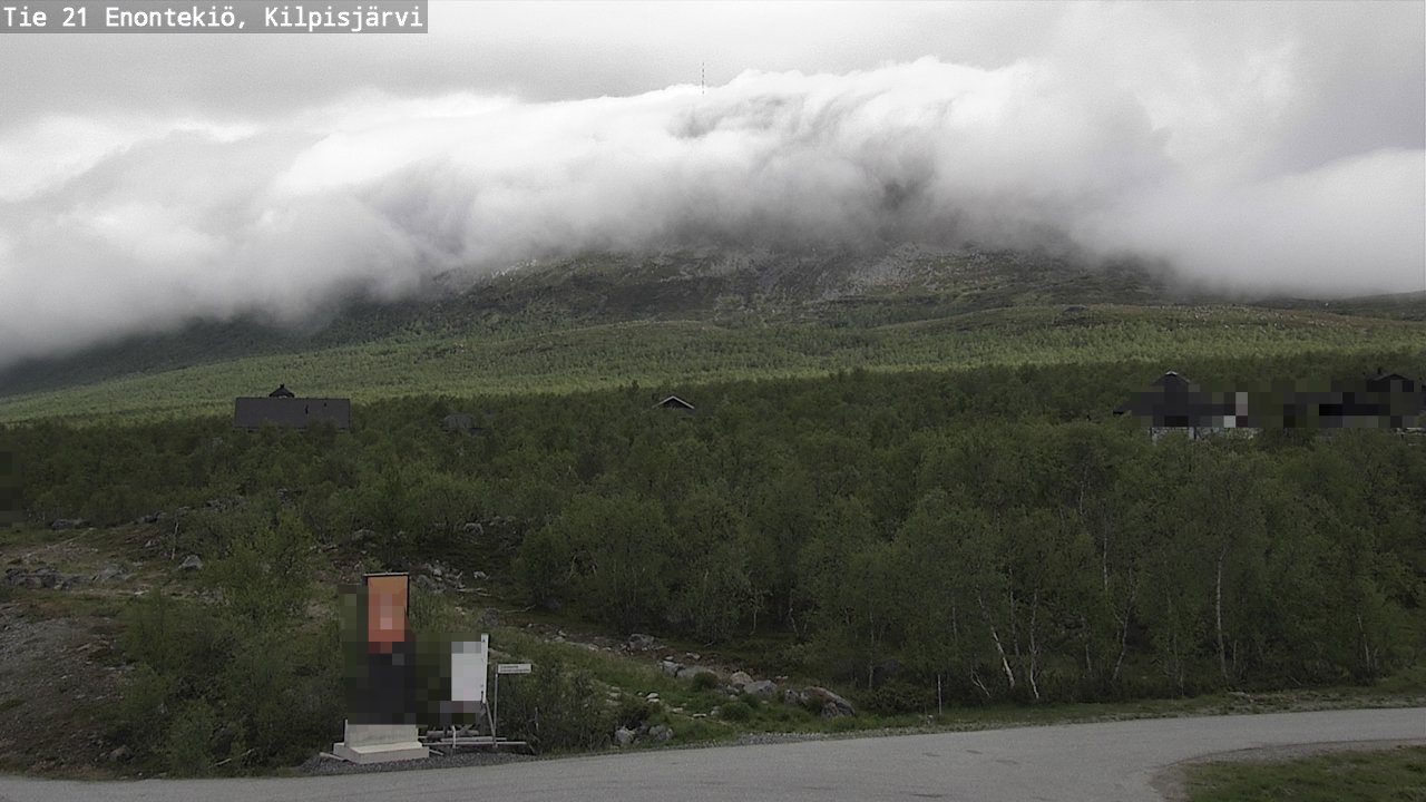 Weather Camera Image Väg 21 Enontekis, Kilpisjärv, Enontekiö, Lappi
