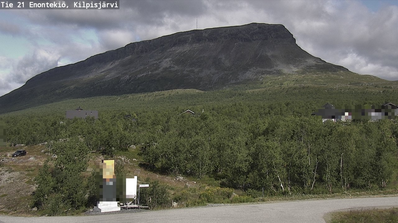 Weather Camera Image Road 21 Enontekiö, Kilpisjärvi, Enontekiö, Lappi