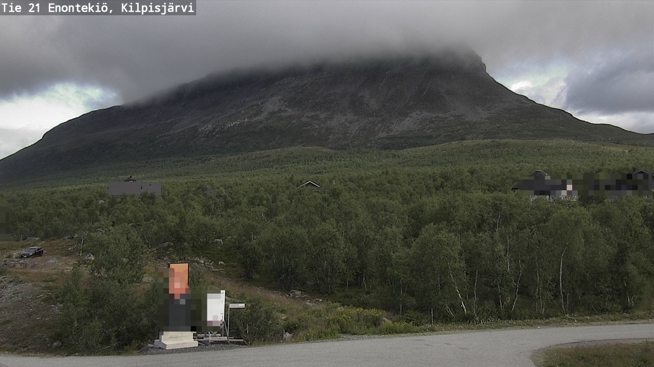 Weather Camera Image Road 21 Enontekiö, Kilpisjärvi, Enontekiö, Lappi
