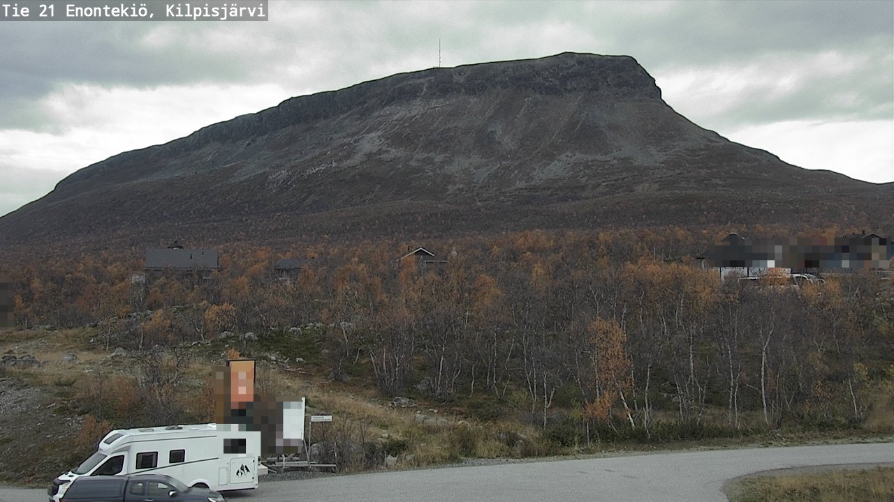 Weather Camera Image Road 21 Enontekiö, Kilpisjärvi, Enontekiö, Lappi