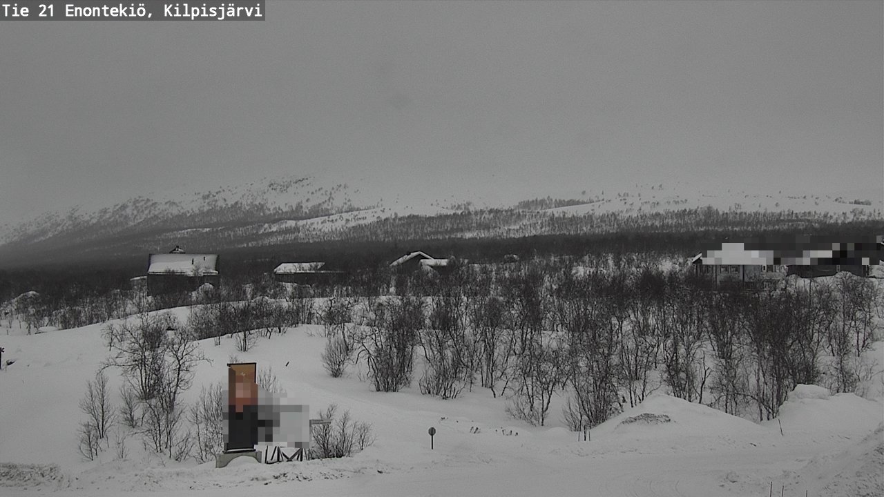 Weather Camera Image Väg 21 Enontekis, Kilpisjärv, Enontekiö, Lappi