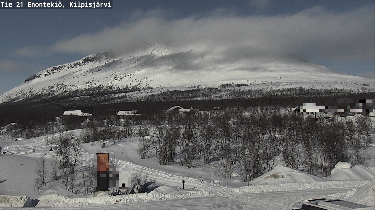 Weather Camera Image Road 21 Enontekiö, Kilpisjärvi, Enontekiö, Lappi
