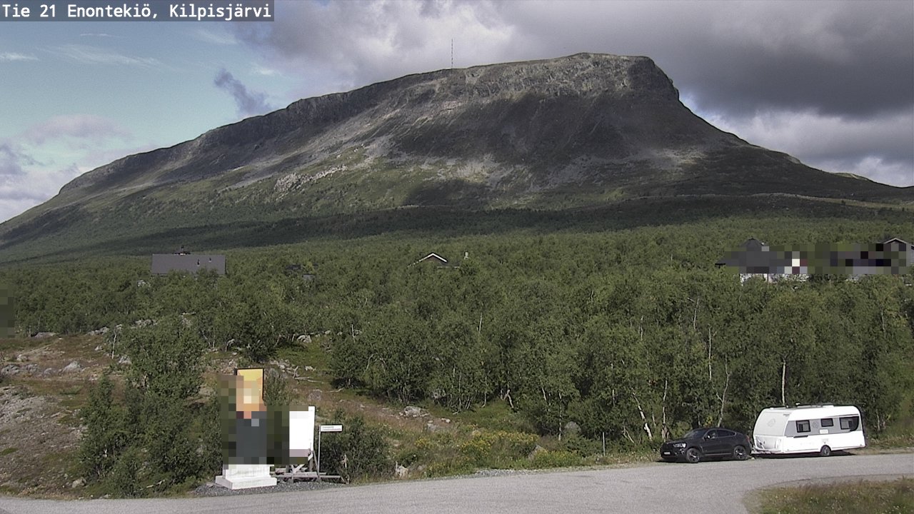 Weather Camera Image Road 21 Enontekiö, Kilpisjärvi, Enontekiö, Lappi