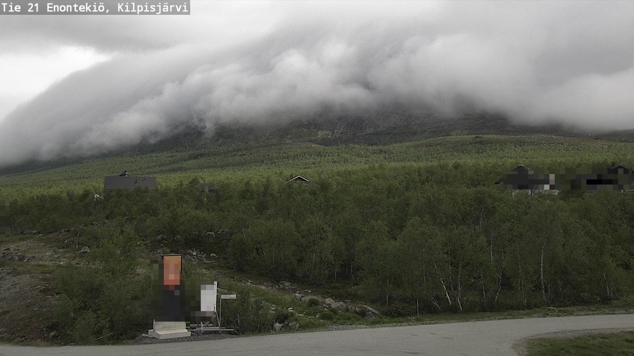 Weather Camera Image Väg 21 Enontekis, Kilpisjärv, Enontekiö, Lappi