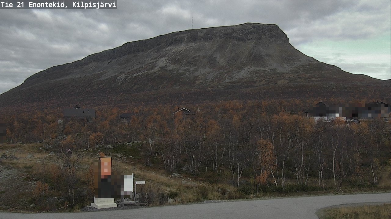 Weather Camera Image Road 21 Enontekiö, Kilpisjärvi, Enontekiö, Lappi