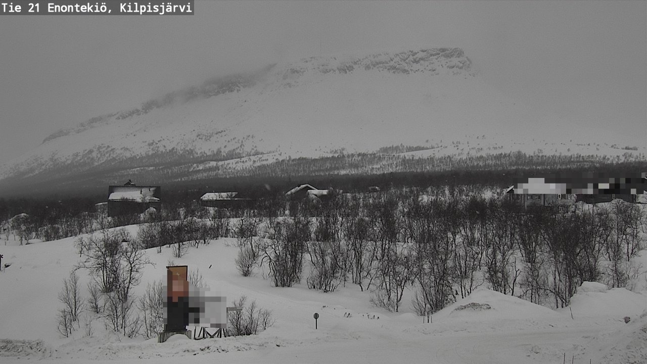 Weather Camera Image Road 21 Enontekiö, Kilpisjärvi, Enontekiö, Lappi