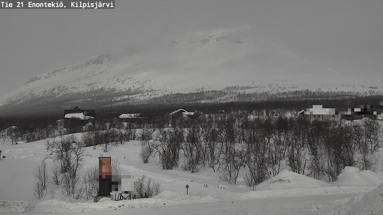 Weather Camera Image Road 21 Enontekiö, Kilpisjärvi, Enontekiö, Lappi
