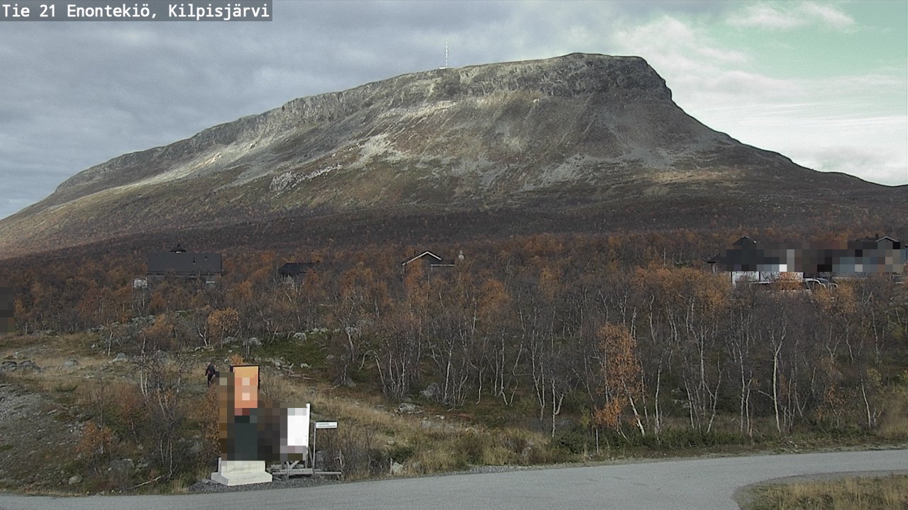 Weather Camera Image Road 21 Enontekiö, Kilpisjärvi, Enontekiö, Lappi