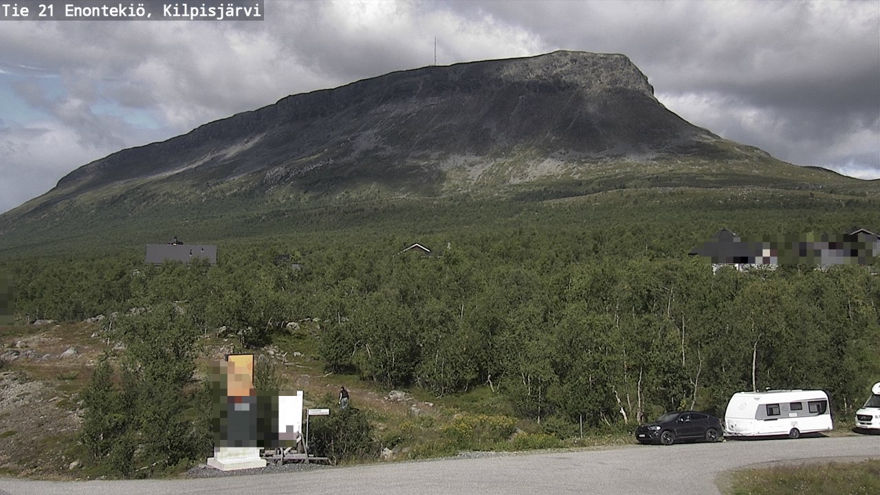 Weather Camera Image Road 21 Enontekiö, Kilpisjärvi, Enontekiö, Lappi