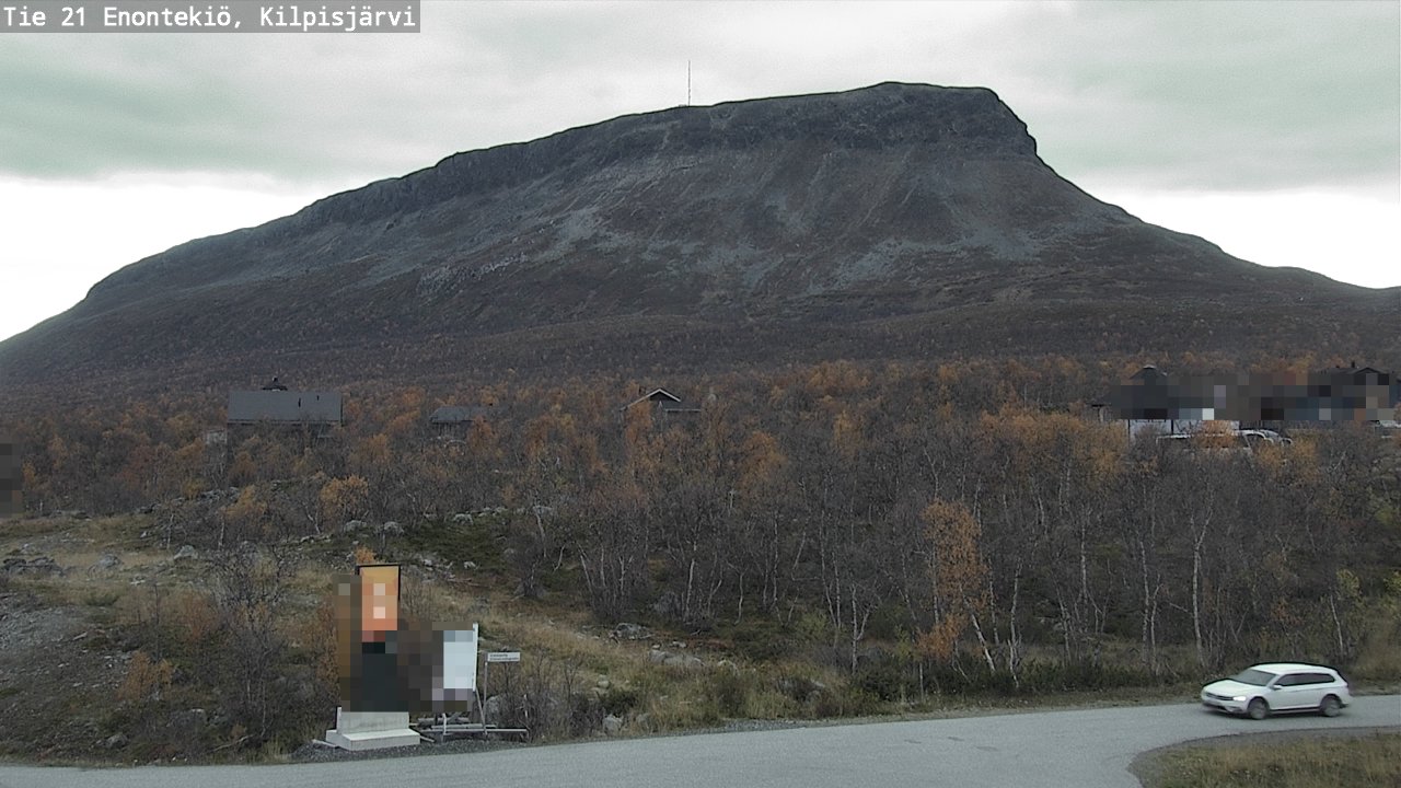 Weather Camera Image Road 21 Enontekiö, Kilpisjärvi, Enontekiö, Lappi