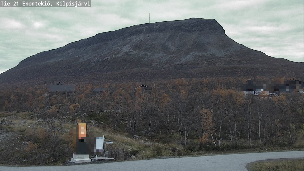 Weather Camera Image Road 21 Enontekiö, Kilpisjärvi, Enontekiö, Lappi