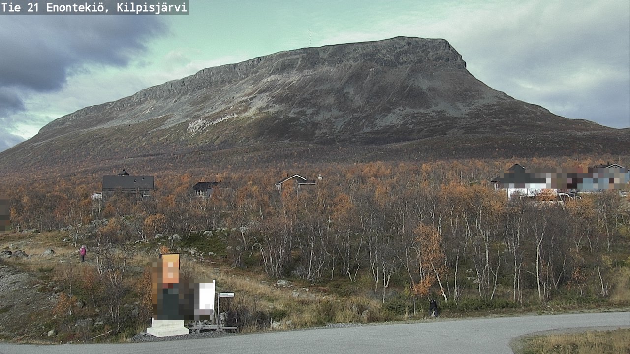 Weather Camera Image Väg 21 Enontekis, Kilpisjärv, Enontekiö, Lappi
