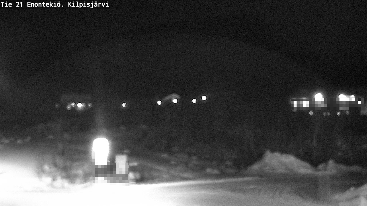 Weather Camera Image Väg 21 Enontekis, Kilpisjärv, Enontekiö, Lappi