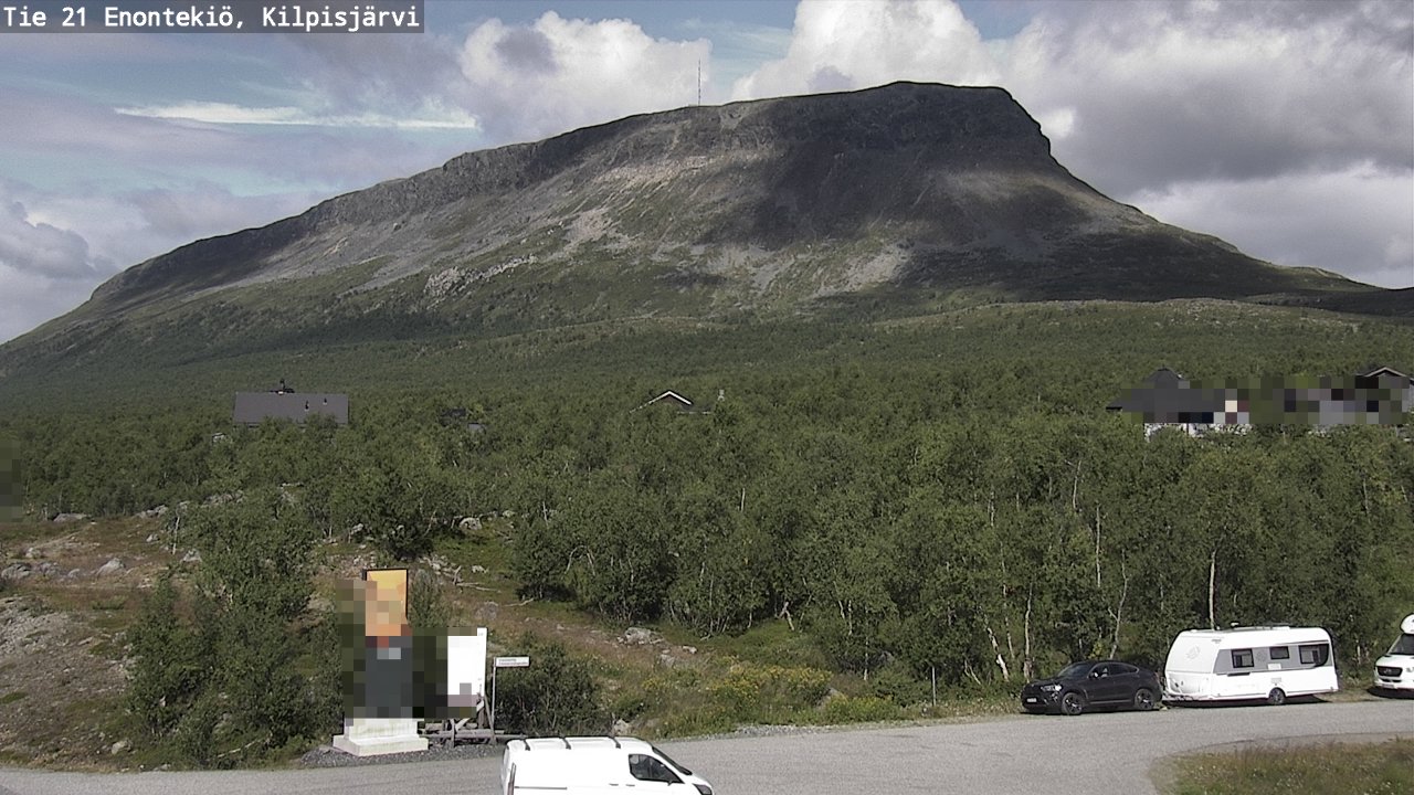 Weather Camera Image Road 21 Enontekiö, Kilpisjärvi, Enontekiö, Lappi