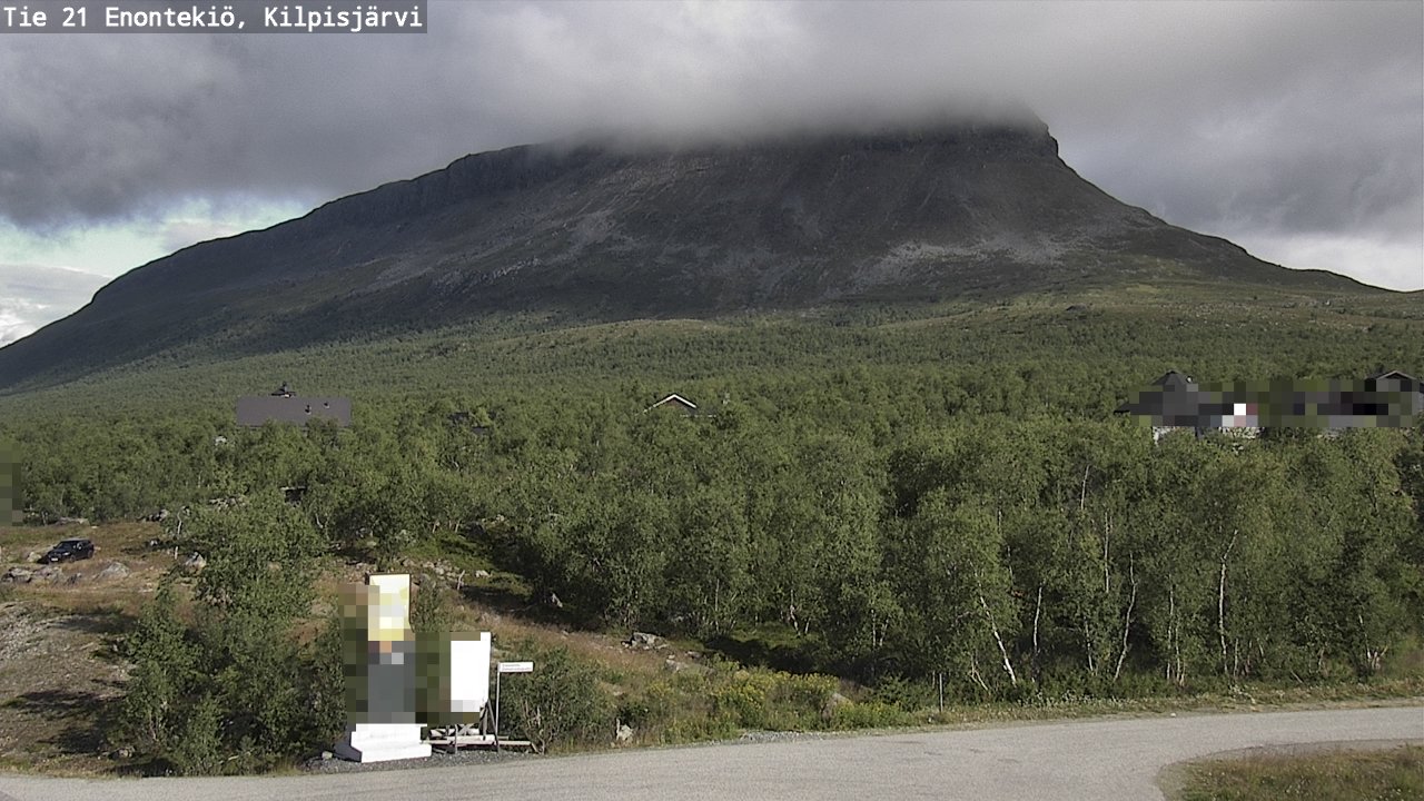 Weather Camera Image Road 21 Enontekiö, Kilpisjärvi, Enontekiö, Lappi