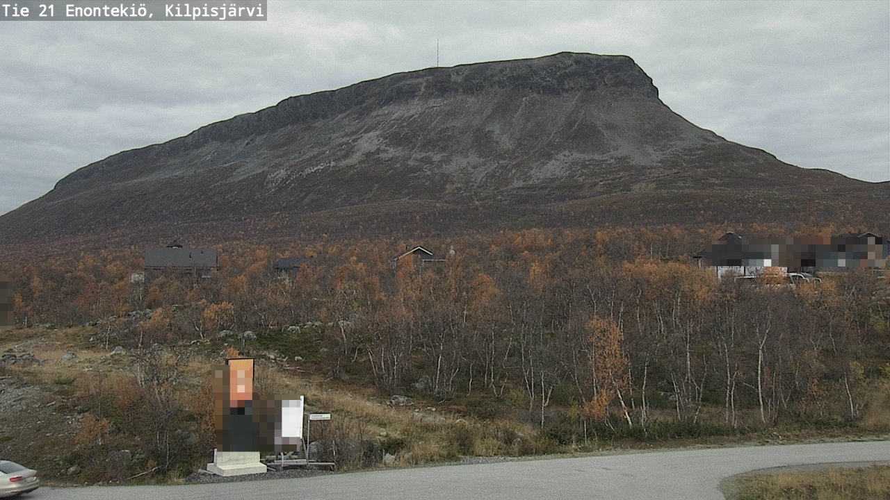 Weather Camera Image Road 21 Enontekiö, Kilpisjärvi, Enontekiö, Lappi