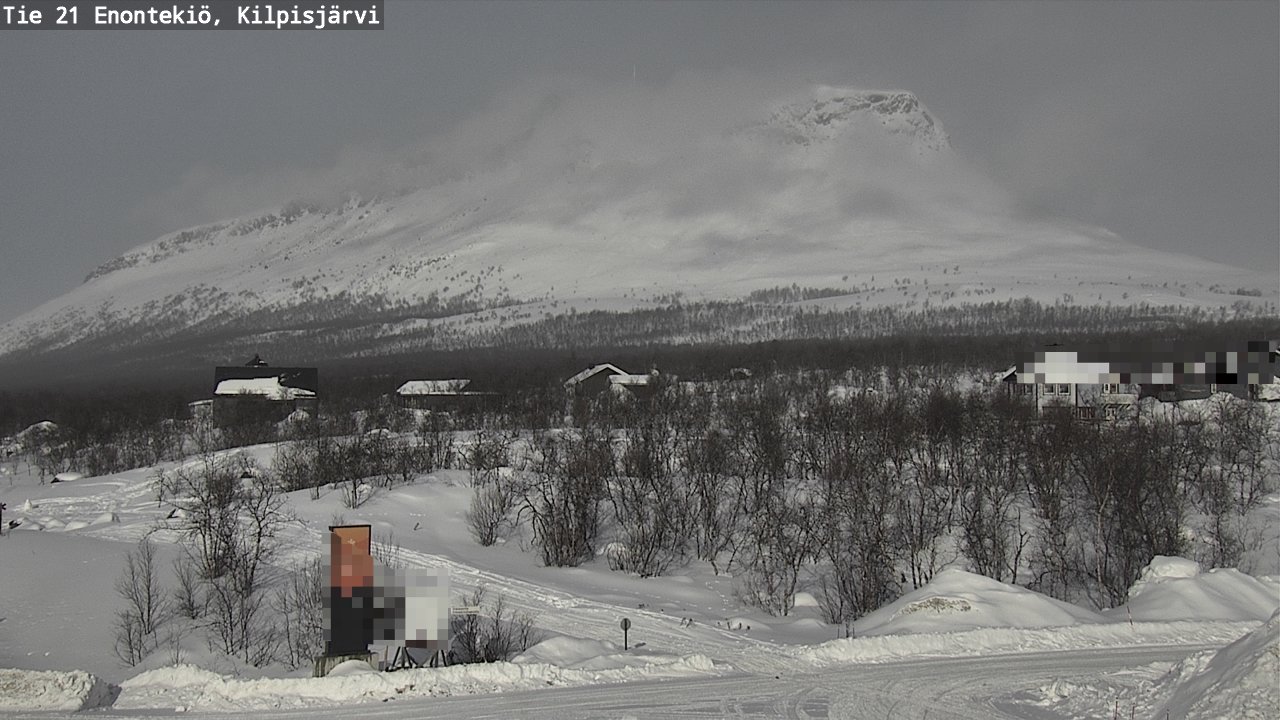 Weather Camera Image Road 21 Enontekiö, Kilpisjärvi, Enontekiö, Lappi