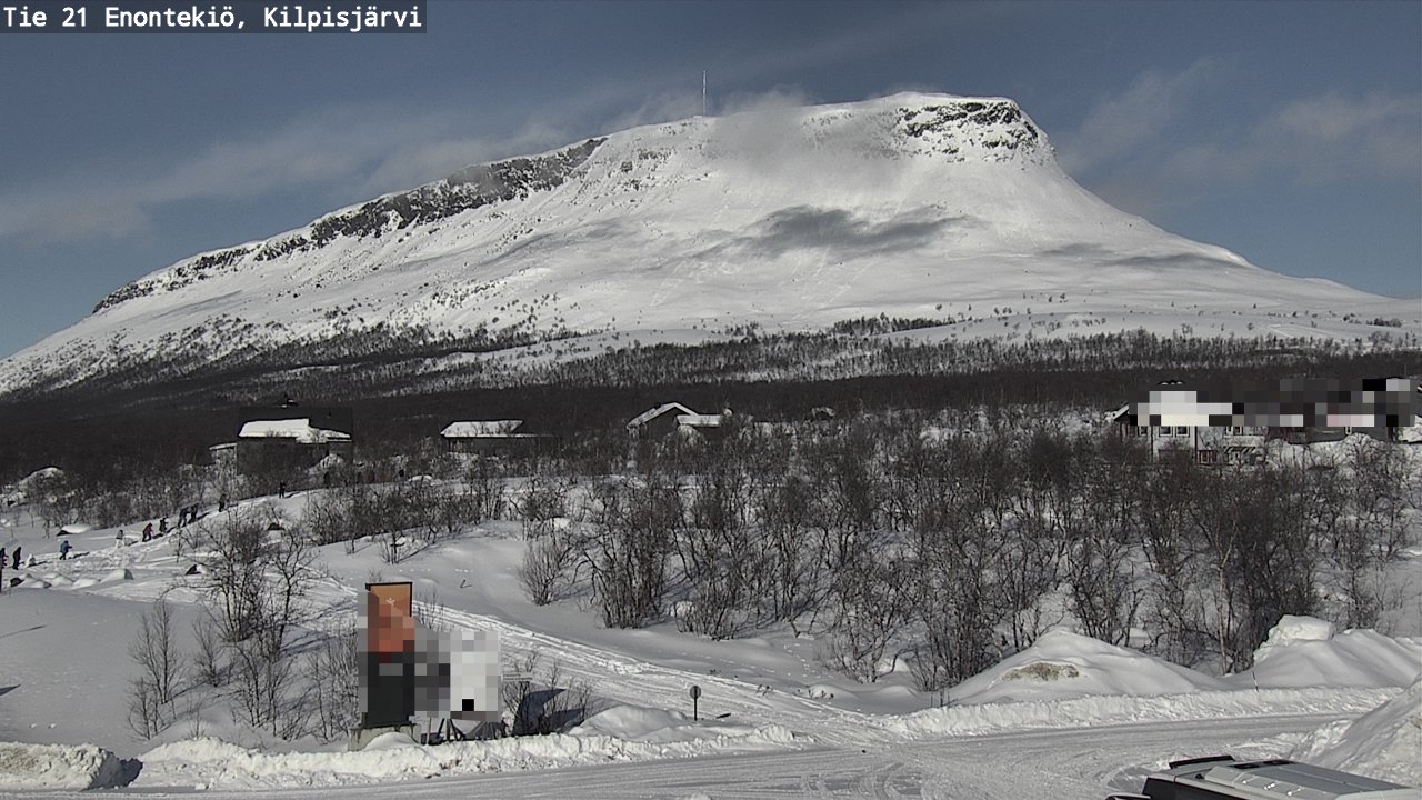 Weather Camera Image Road 21 Enontekiö, Kilpisjärvi, Enontekiö, Lappi