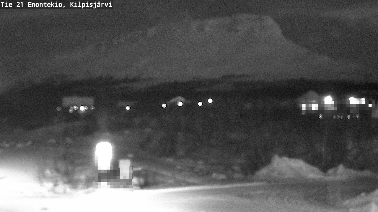 Weather Camera Image Väg 21 Enontekis, Kilpisjärv, Enontekiö, Lappi