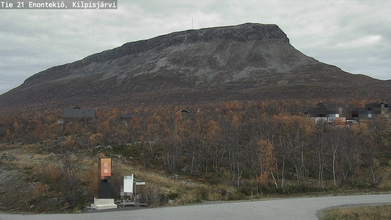 Weather Camera Image Road 21 Enontekiö, Kilpisjärvi, Enontekiö, Lappi