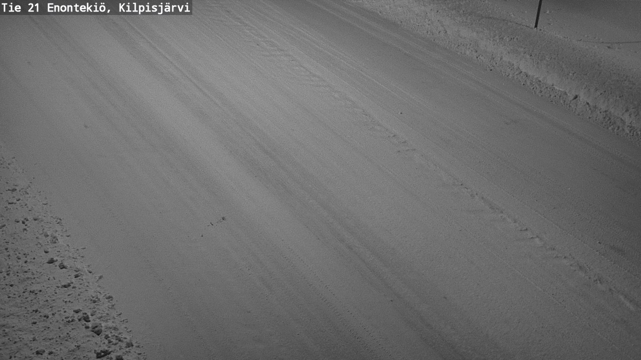 Weather Camera Image Väg 21 Enontekis, Kilpisjärv, Enontekiö, Lappi