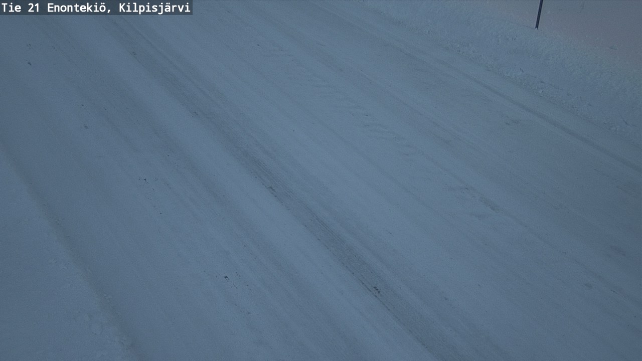 Weather Camera Image Väg 21 Enontekis, Kilpisjärv, Enontekiö, Lappi