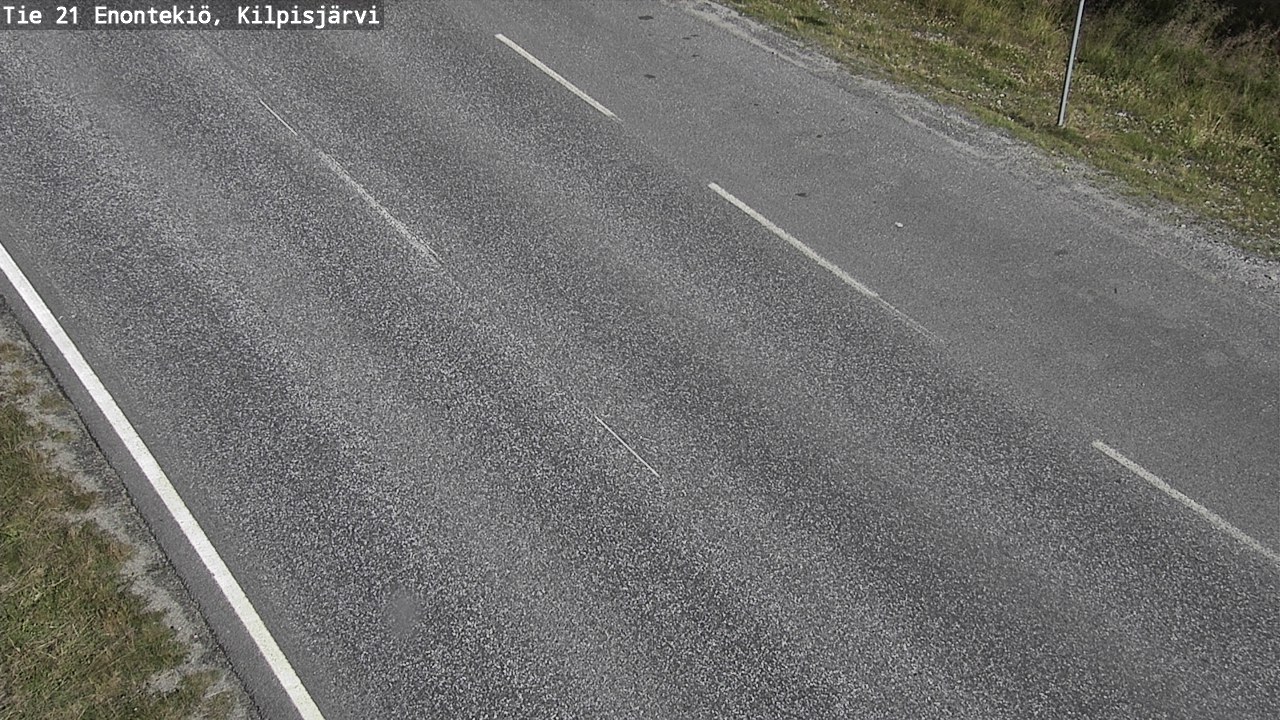Weather Camera Image Road 21 Enontekiö, Kilpisjärvi, Enontekiö, Lappi