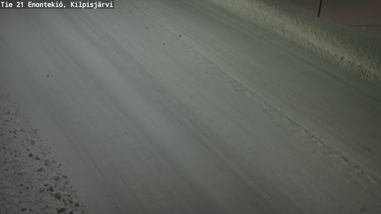 Weather Camera Image Väg 21 Enontekis, Kilpisjärv, Enontekiö, Lappi