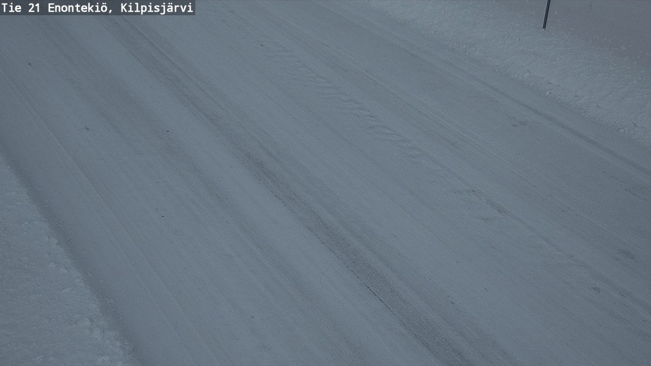 Weather Camera Image Väg 21 Enontekis, Kilpisjärv, Enontekiö, Lappi