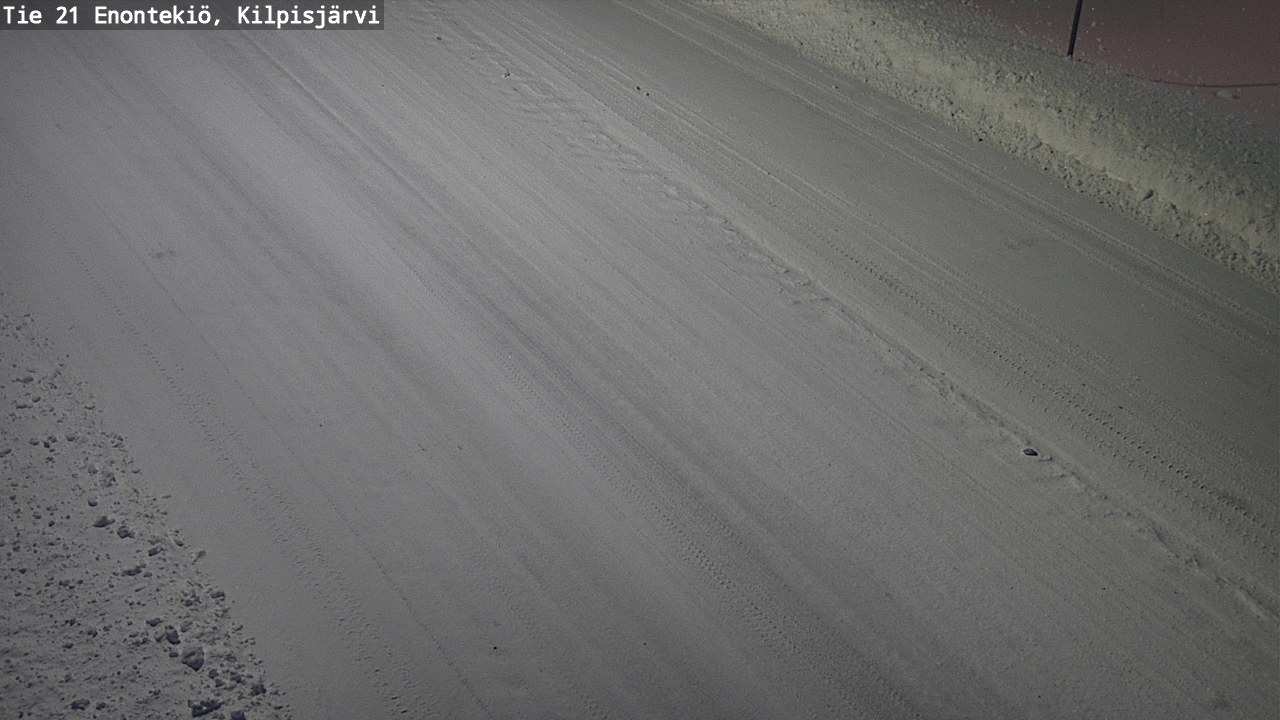 Weather Camera Image Väg 21 Enontekis, Kilpisjärv, Enontekiö, Lappi