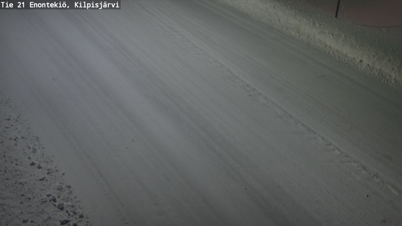 Weather Camera Image Väg 21 Enontekis, Kilpisjärv, Enontekiö, Lappi