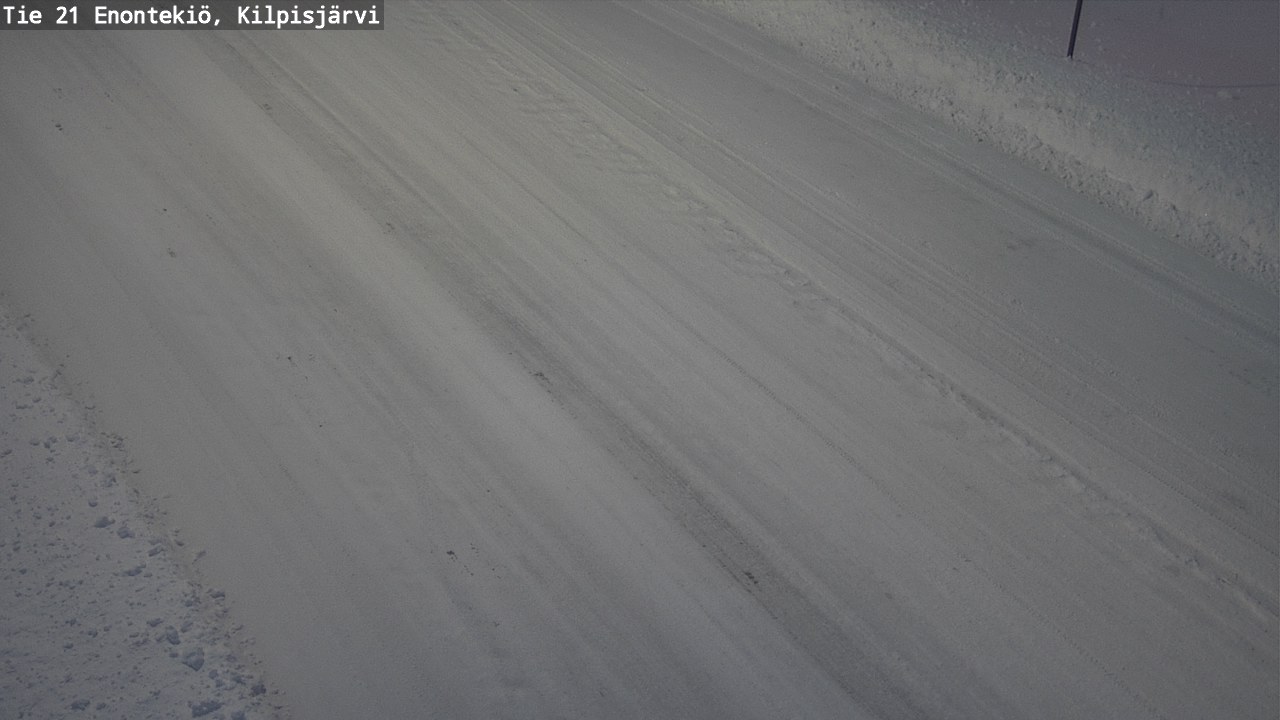 Weather Camera Image Väg 21 Enontekis, Kilpisjärv, Enontekiö, Lappi