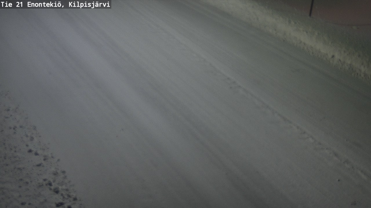 Weather Camera Image Väg 21 Enontekis, Kilpisjärv, Enontekiö, Lappi