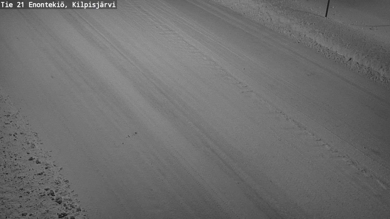 Weather Camera Image Väg 21 Enontekis, Kilpisjärv, Enontekiö, Lappi