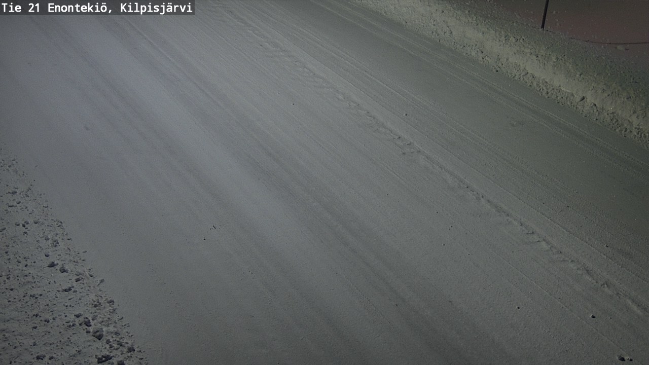 Weather Camera Image Väg 21 Enontekis, Kilpisjärv, Enontekiö, Lappi