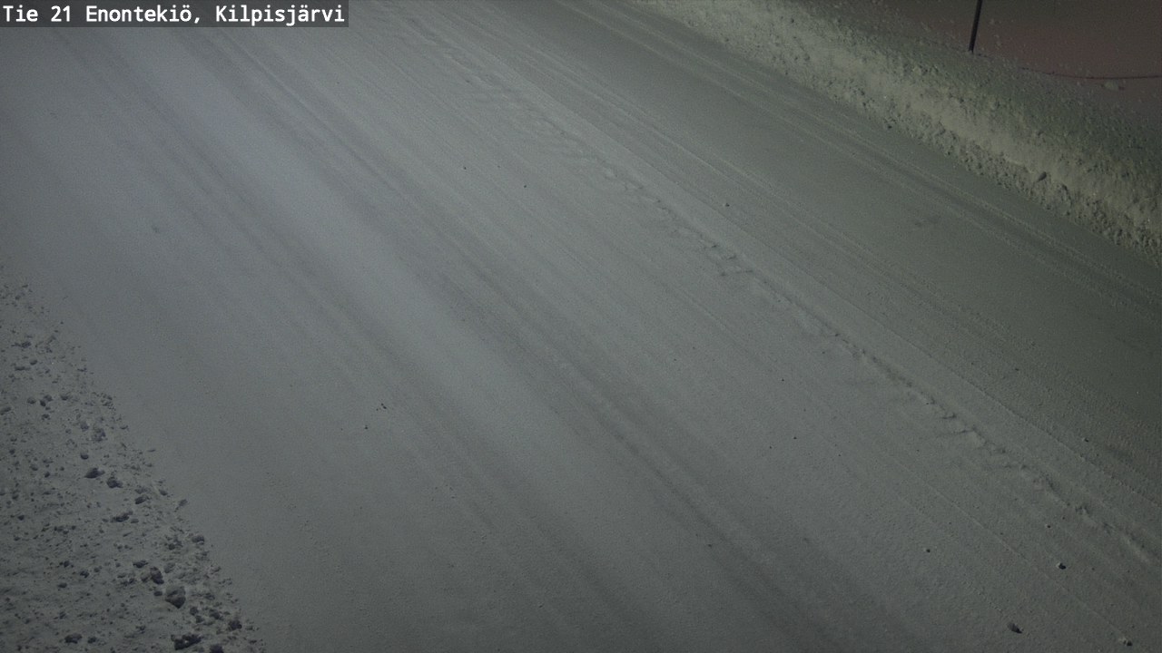 Weather Camera Image Väg 21 Enontekis, Kilpisjärv, Enontekiö, Lappi